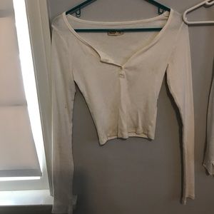 Long sleeve crop top